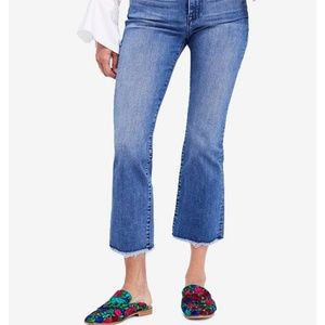 NWT Free People Straight Crop Jean